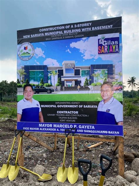 Ground Breaking Ceremony of the new Municipal Hall .